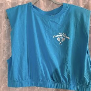 PERFECT SUMMER ATHLEISURE SPORTY TENNIS CROP TOP 🎾